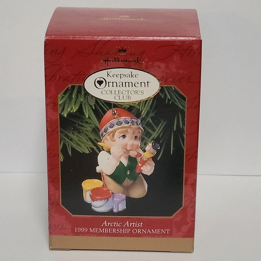 Hallmark Keepsake Ornament Arctic Artist‎ 1999 Membership Collector's Club Dated